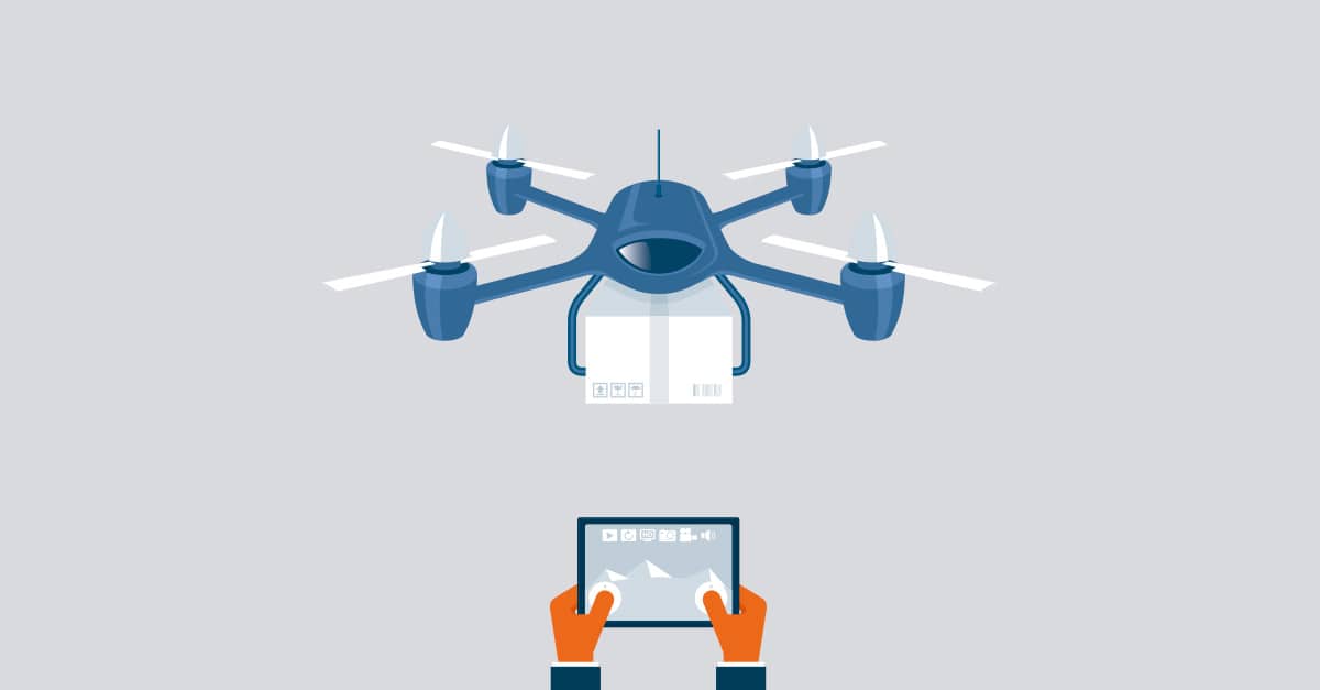 drones para operações logísticas